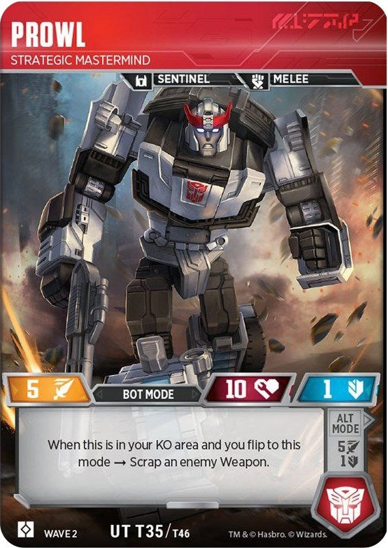 Prowl - Strategic Mastermind (35) [TRW2] - Transformers TCG Single