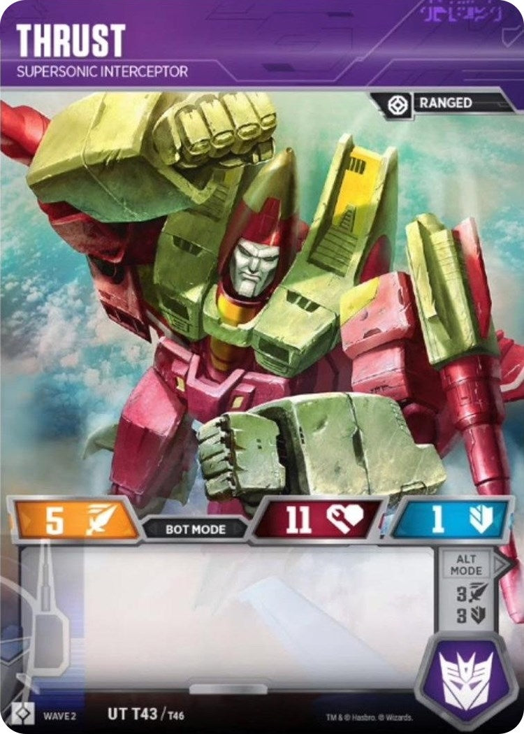 Thrust - Supersonic Interceptor (43) [TRW2] - Transformers TCG Single