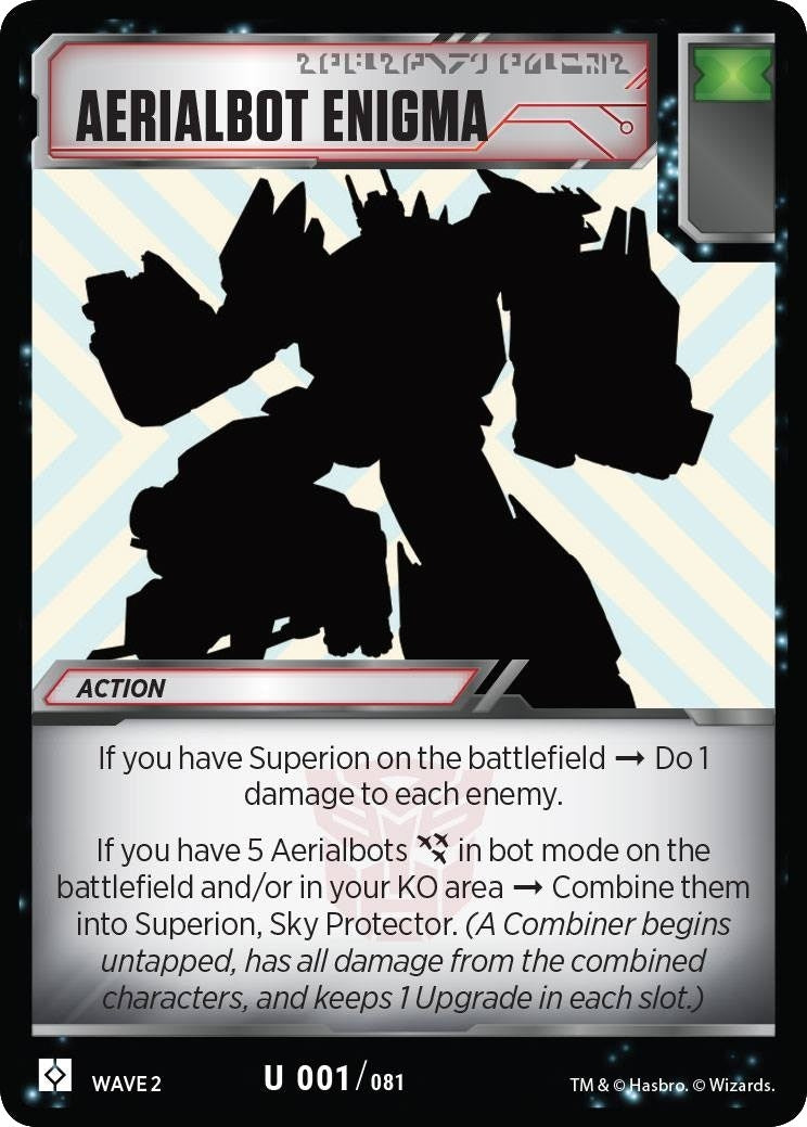 Aerialbot Enigma (1) [TRW2] - Transformers TCG Single