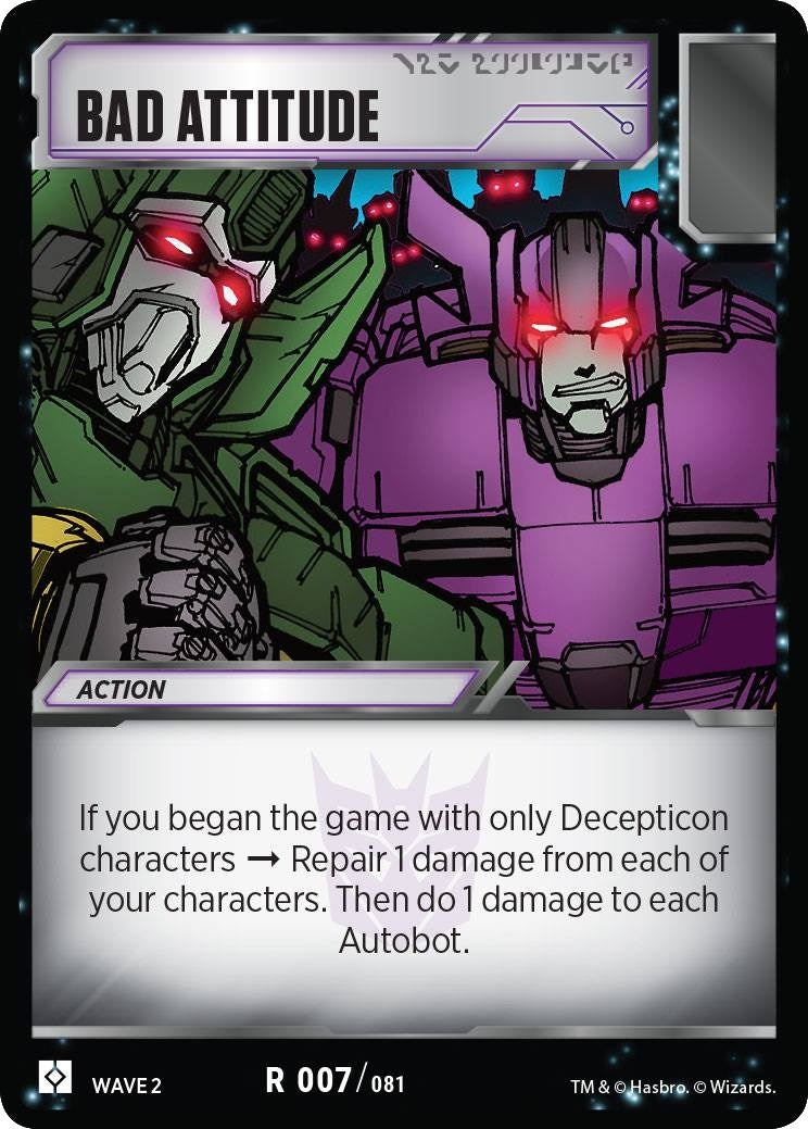 Bad Attitude (7) [TRW2] - Transformers TCG Single