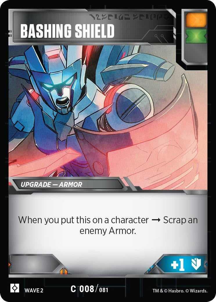 Bashing Shield (8) [TRW2] - Transformers TCG Single