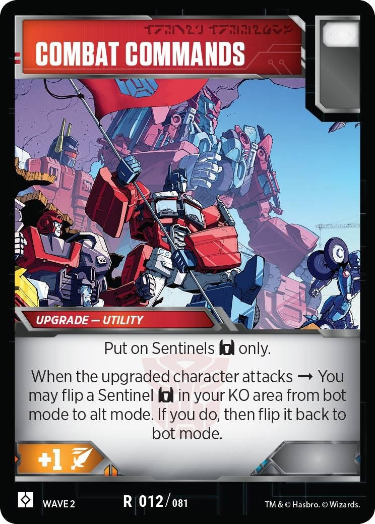 Combat Commands (12) [TRW2] - Transformers TCG Single