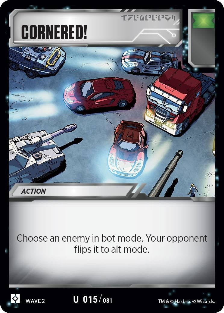 Cornered! (15) [TRW2] - Transformers TCG Single