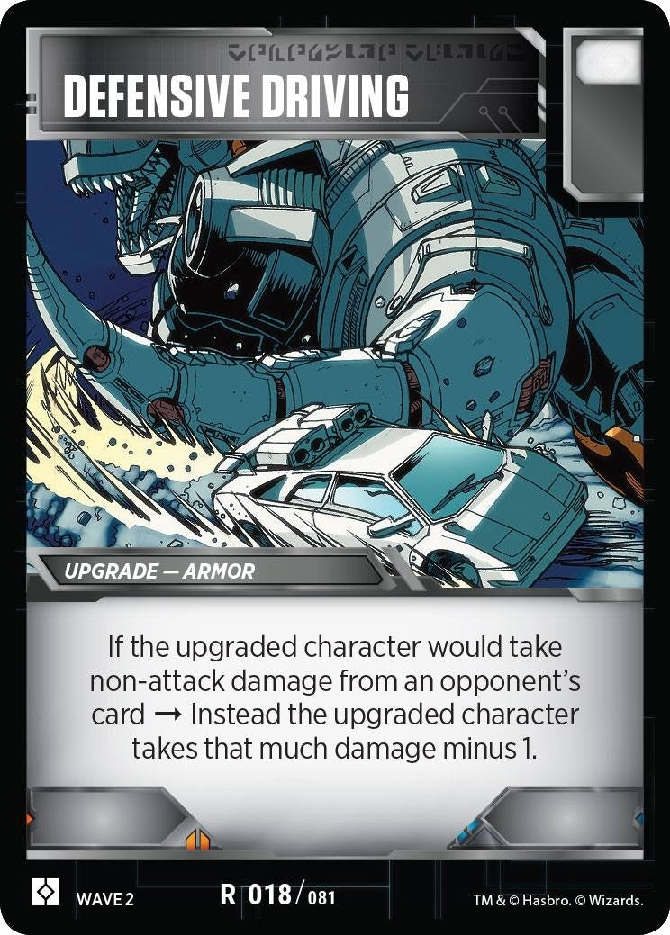 Defensive Driving (18) [TRW2] - Transformers TCG Single