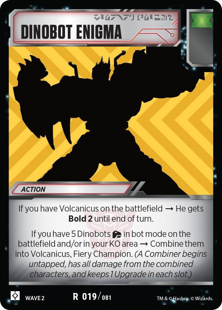 Dinobot Enigma (19) [TRW2] - Transformers TCG Single