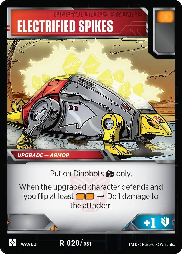 Electrified Spikes (20) [TRW2] - Transformers TCG Single