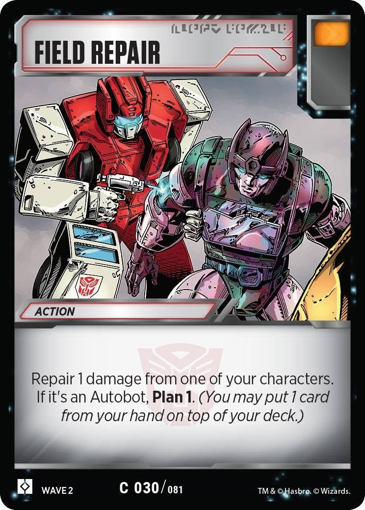 Field Repair (30) [TRW2] - Transformers TCG Single