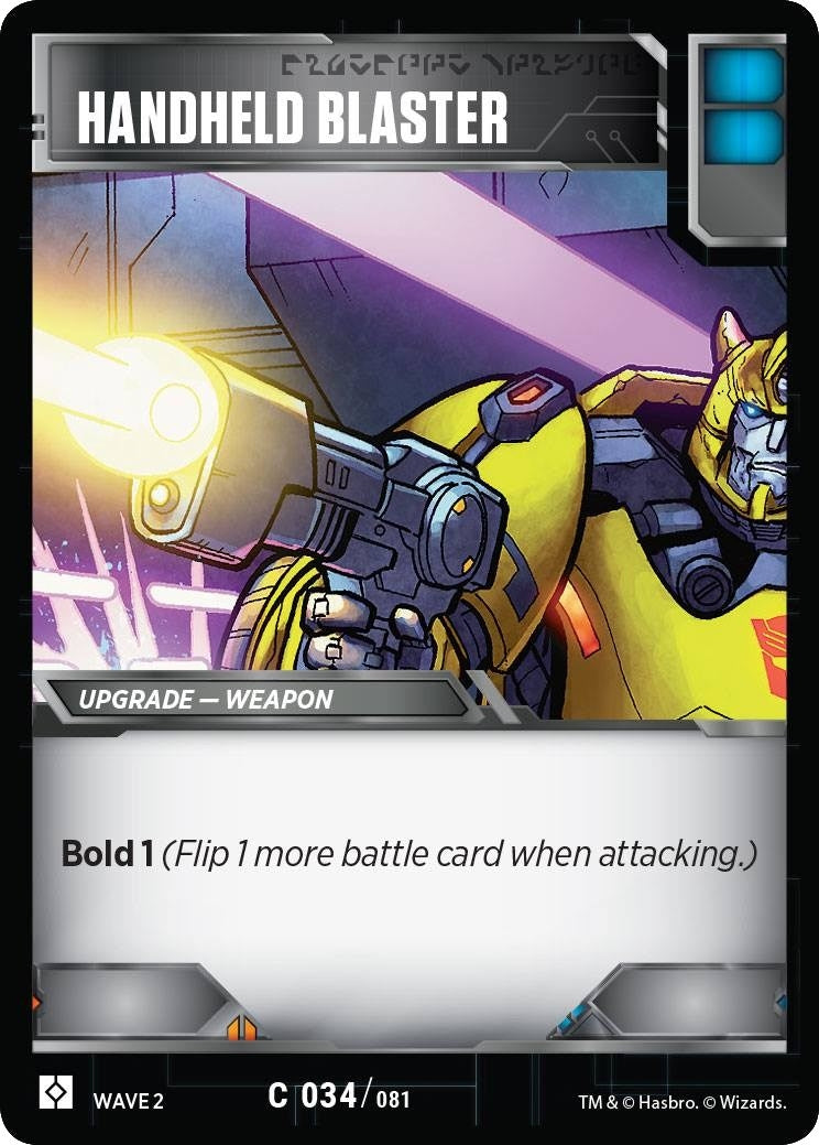 Handheld Blaster (34) [TRW2] - Transformers TCG Single