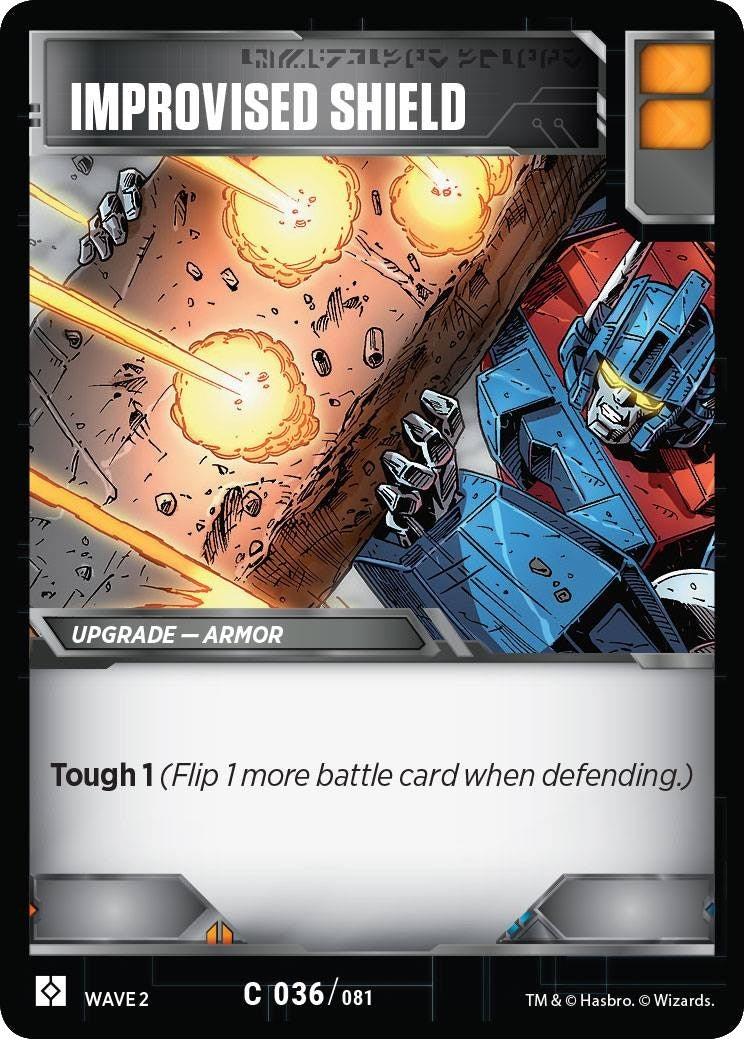 Improvised Shield (36) [TRW2] - Transformers TCG Single