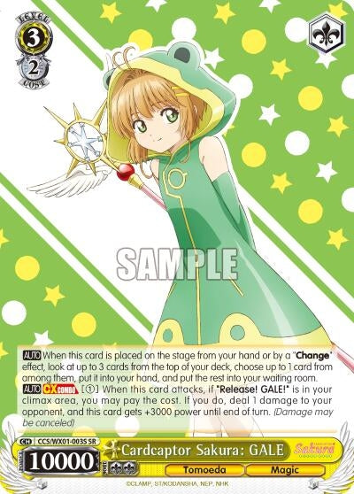 Cardcaptor Sakura: GALE (SR) (1003) [CCS/WX01] - Weiss Schwarz Single