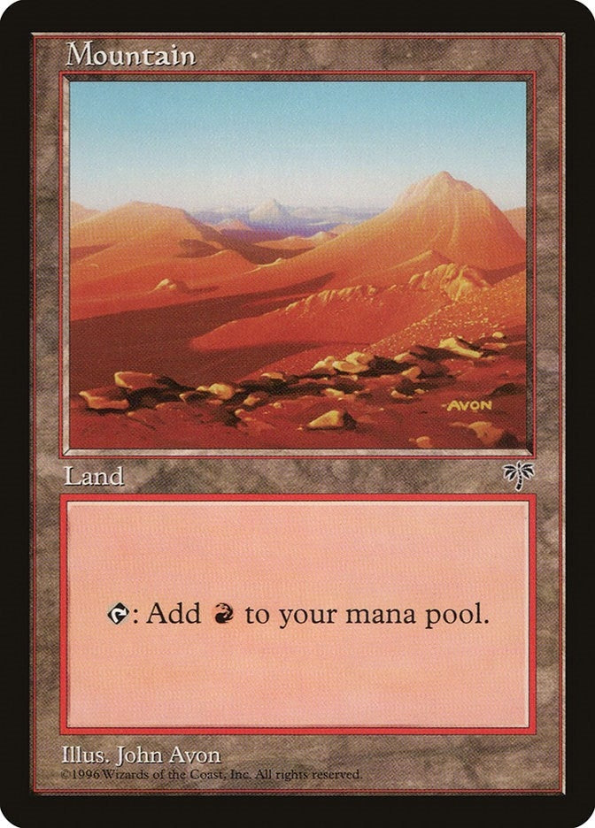 Mountain (Orange) (302) [MIR] - MTG Single