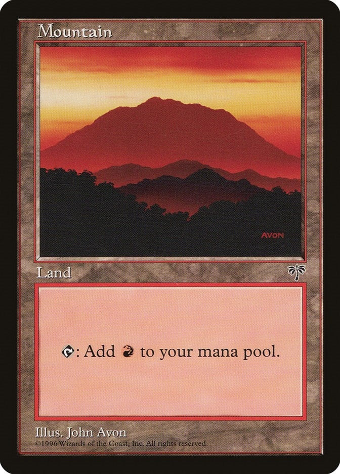 Mountain (Red) (304) [MIR] - MTG Single