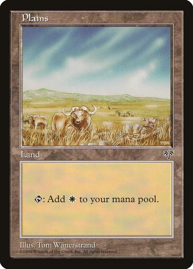 Plains (Buffalo) (307) [MIR] - MTG Single