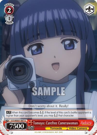 Tomoyo: Carefree Camerawoman (1067) [CCS/WX01] - Weiss Schwarz Single
