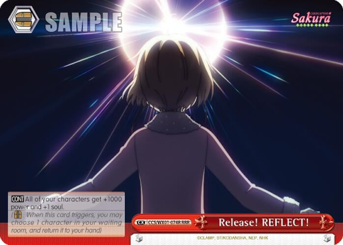 Release! REFLECT! (RRR) (1074) [CCS/WX01] - Weiss Schwarz Single