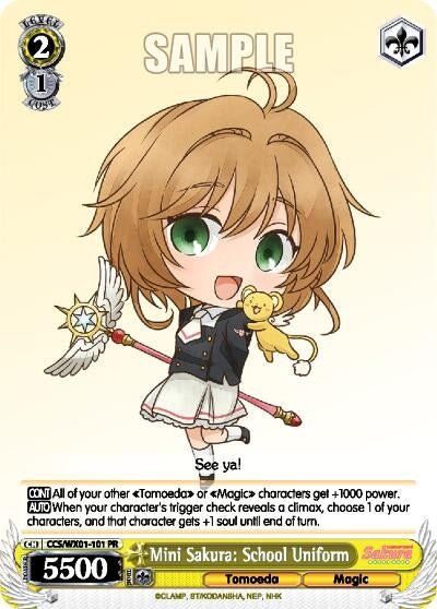 Mini Sakura: School Uniform (1101) [CCS/WX01] - Weiss Schwarz Single