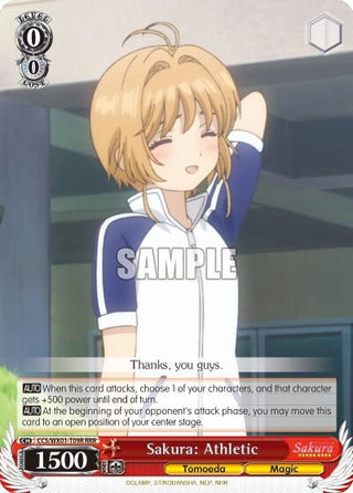 Sakura: Athletic (RRR) (109) [CCS/WX01] - Weiss Schwarz Single