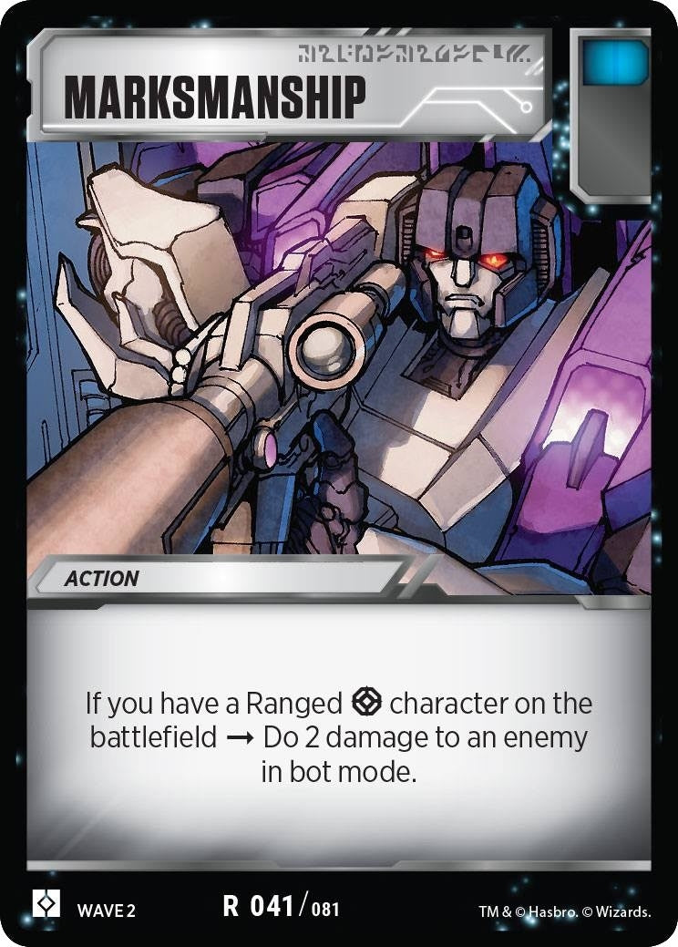 Marksmanship (41) [TRW2] - Transformers TCG Single