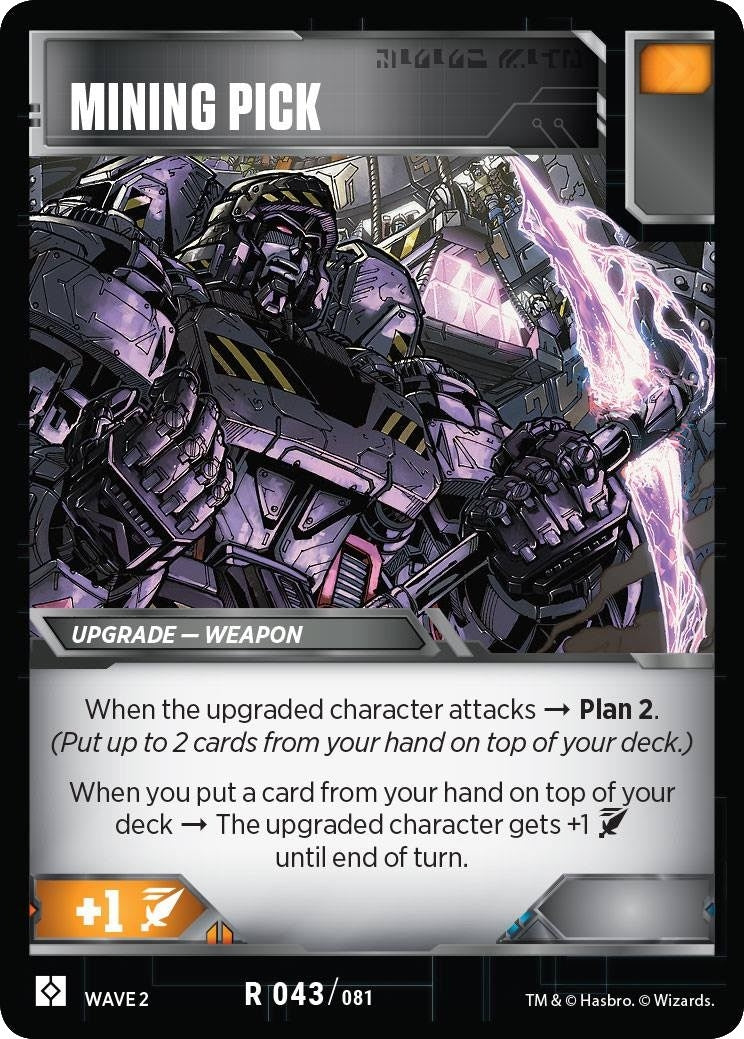 Mining Pick (43) [TRW2] - Transformers TCG Single