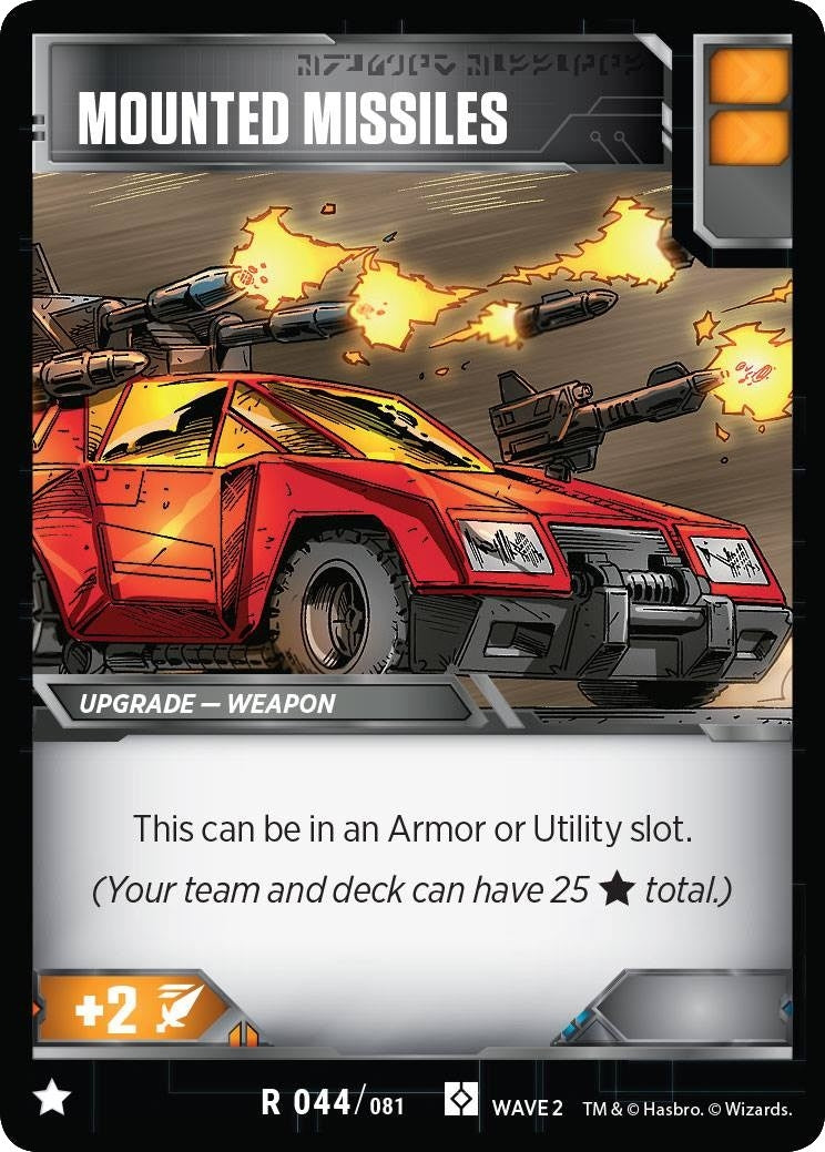 Mounted Missiles (44) [TRW2] - Transformers TCG Single