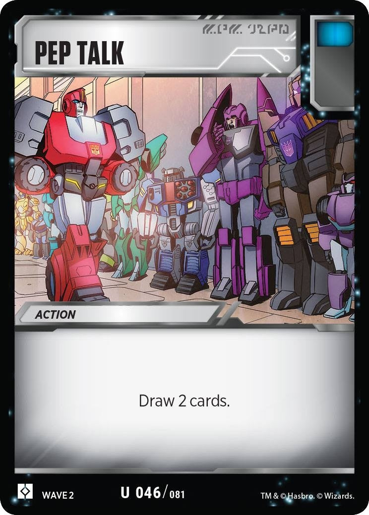 Pep Talk (46) [TRW2] - Transformers TCG Single