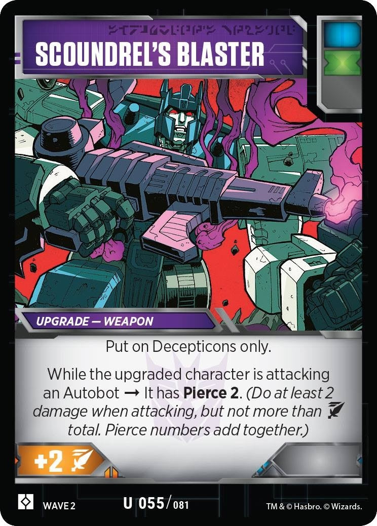 Scoundrel’s Blaster (55) [TRW2] - Transformers TCG Single