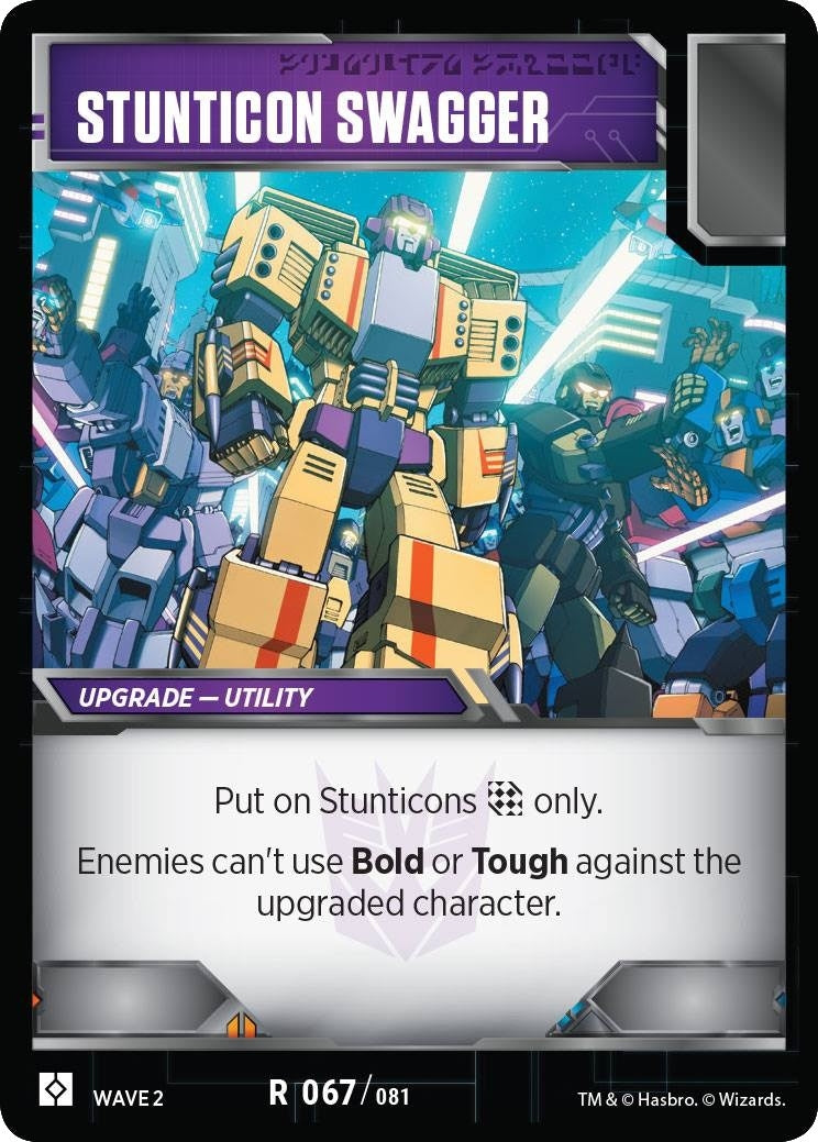 Stunticon Swagger (67) [TRW2] - Transformers TCG Single