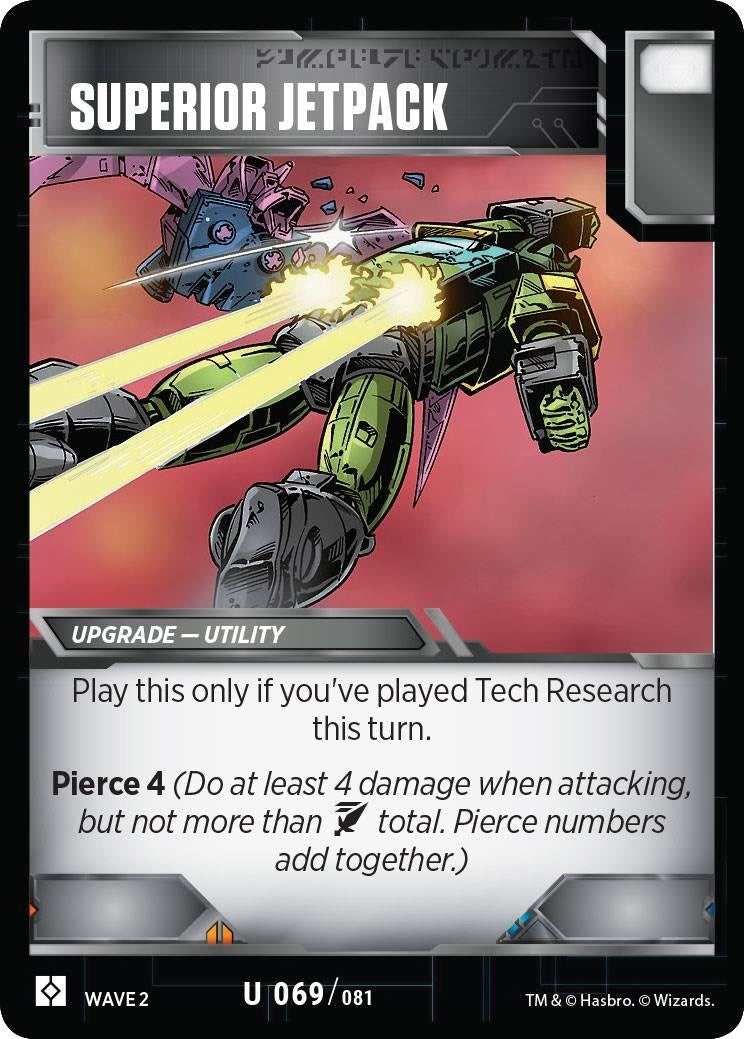Superior Jetpack (69) [TRW2] - Transformers TCG Single