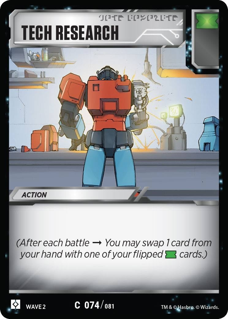 Tech Research (74) [TRW2] - Transformers TCG Single