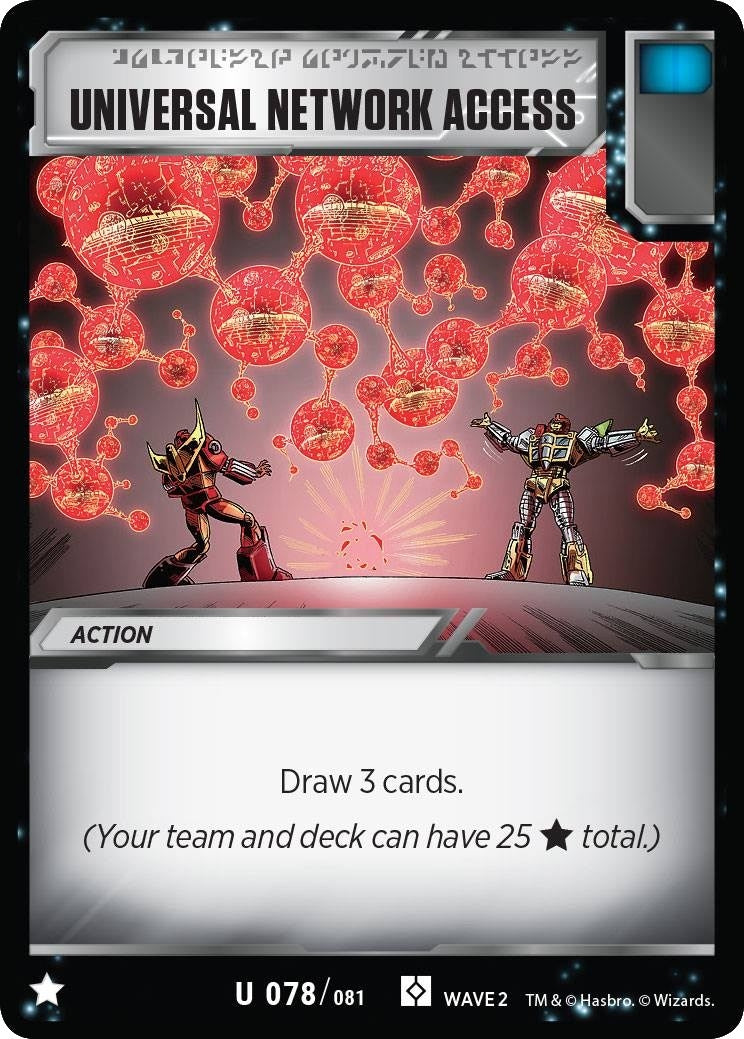 Universal Network Access (78) [TRW2] - Transformers TCG Single