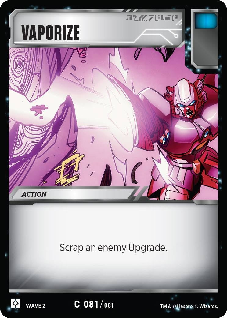 Vaporize (81) [TRW2] - Transformers TCG Single