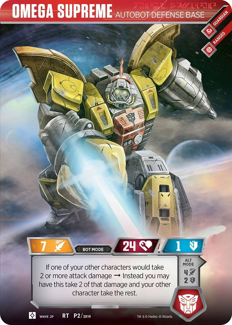 Omega Supreme - Autobot Defense Base (Wave 2P - Loot Crate) (22019) [TP] - Transformers TCG Single