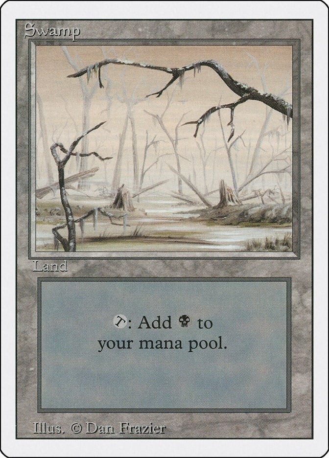 Swamp (B) (301) [3ED] - MTG Single