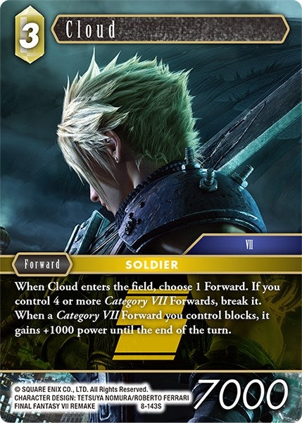 Cloud (8) [OP8] - Final Fantasy TCG Single
