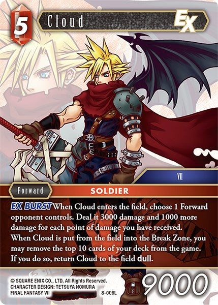 Cloud EX (8) [OP8] - Final Fantasy TCG Single