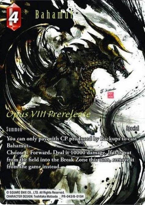 Bahamut (Prerelease Promo) (438015) [PR] - Final Fantasy TCG Single