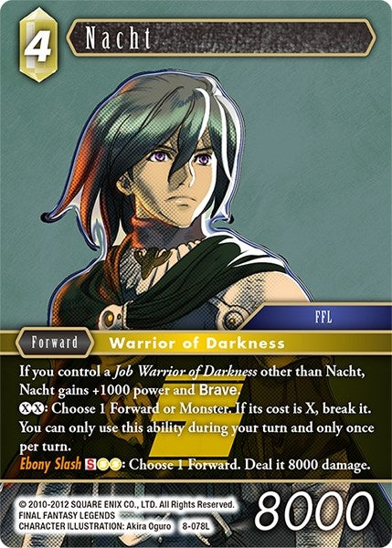 Nacht (8) [OP8] - Final Fantasy TCG Single