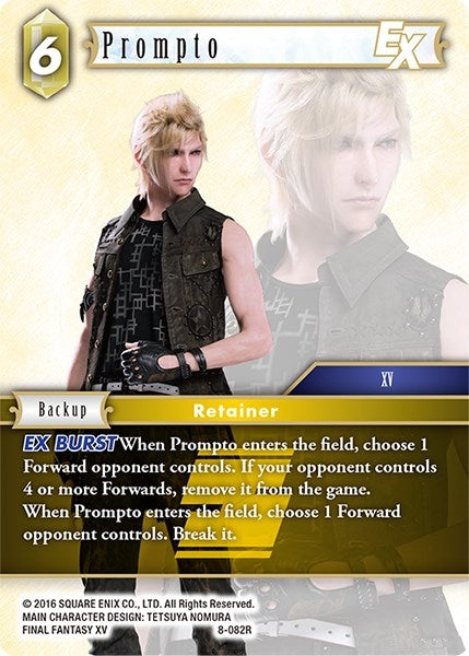 Prompto EX (8) [OP8] - Final Fantasy TCG Single