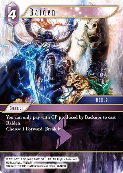 Raiden (8) [OP8] - Final Fantasy TCG Single