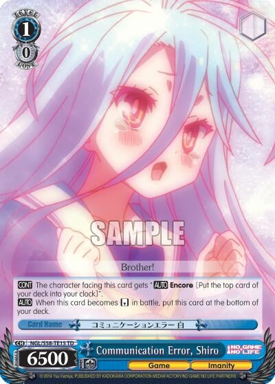 Communication Error Shiro (5815) [NGL/S58] - Weiss Schwarz Single