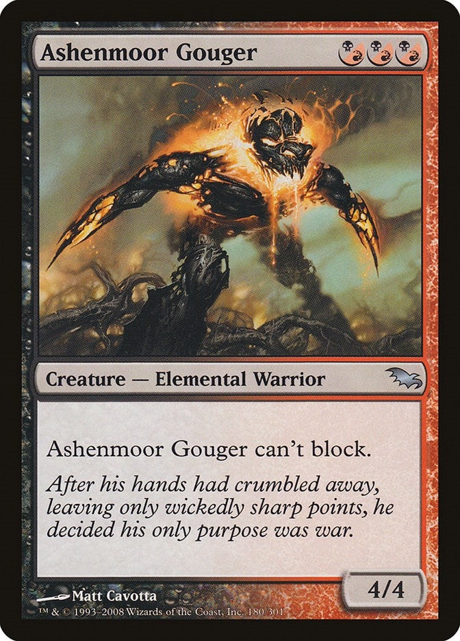 Ashenmoor Gouger (180) [SHM] - MTG Single