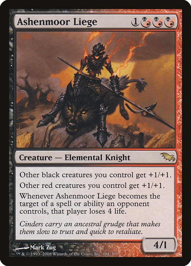 Ashenmoor Liege (181) [SHM] - MTG Single