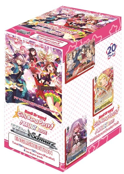 BanG Dream! Girls Band Party! MULTI LIVE Booster Box [BD/EN-W03] - Weiss Schwarz Sealed