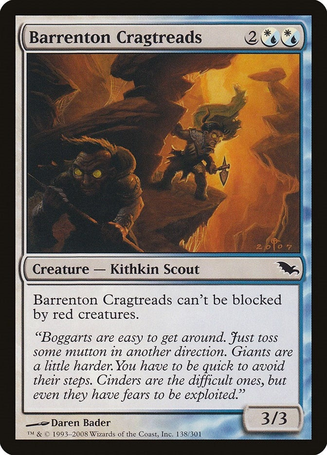 Barrenton Cragtreads (138) [SHM] - MTG Single