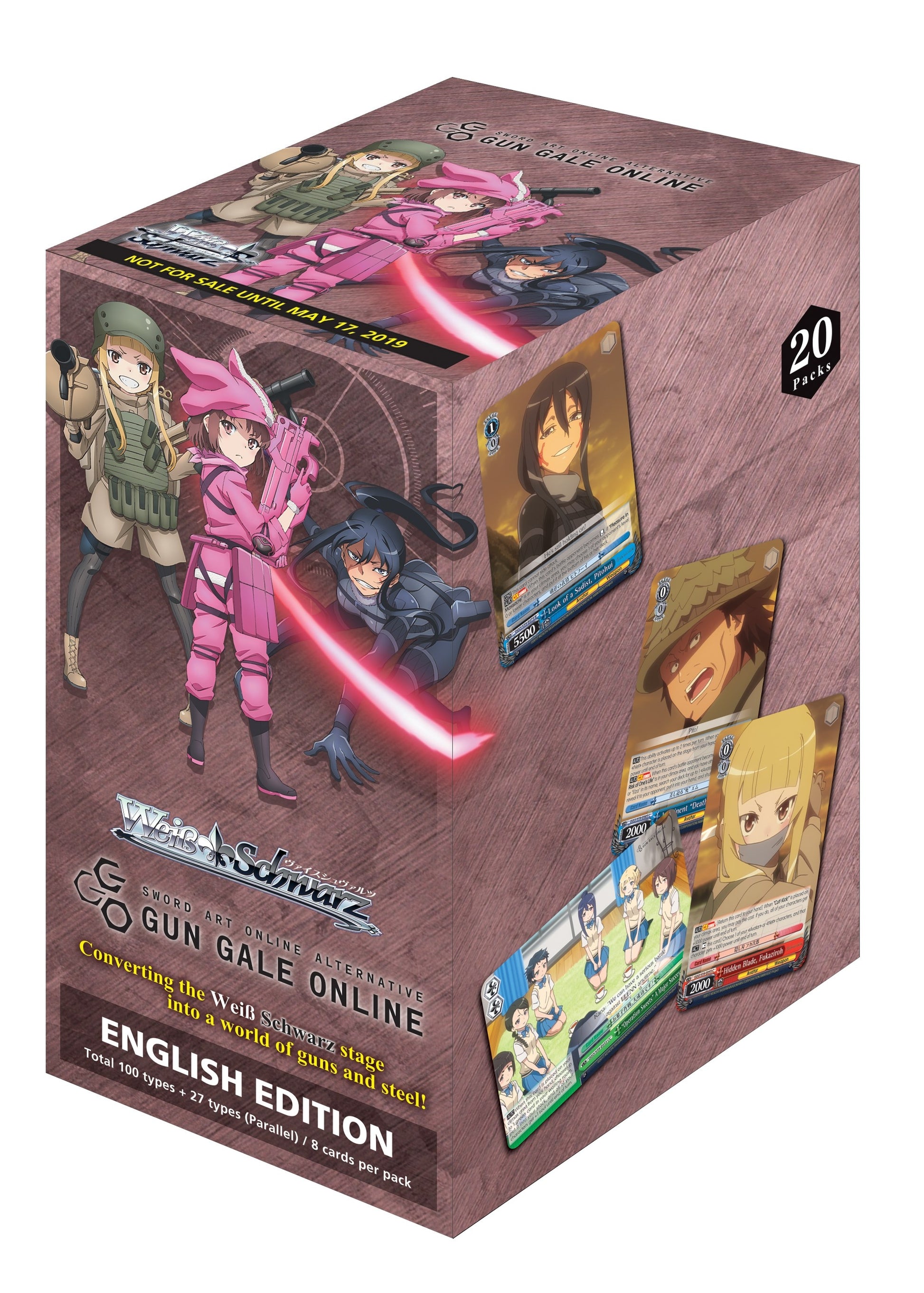 Sword Art Online Alternative: Gun Gale Online Booster Box [GGO/S59] - Weiss Schwarz Sealed