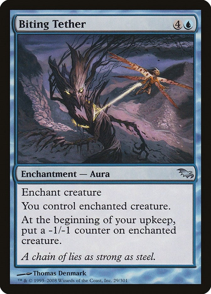 Biting Tether (29) [SHM] - MTG Single