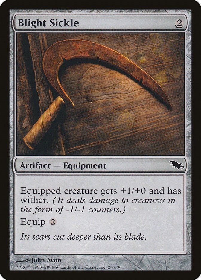 Blight Sickle (247) [SHM] - MTG Single