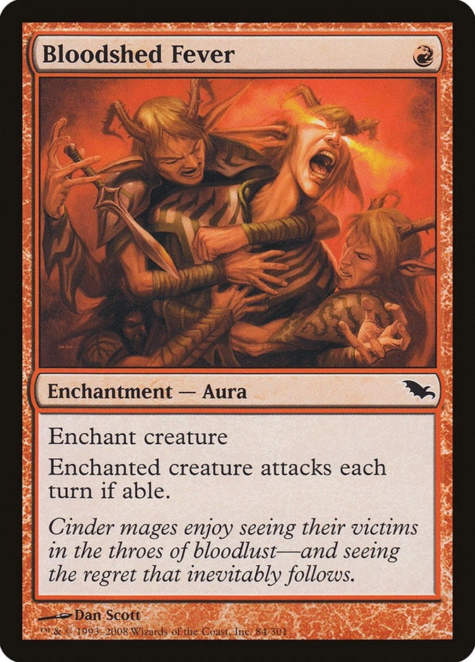 Bloodshed Fever (84) [SHM] - MTG Single