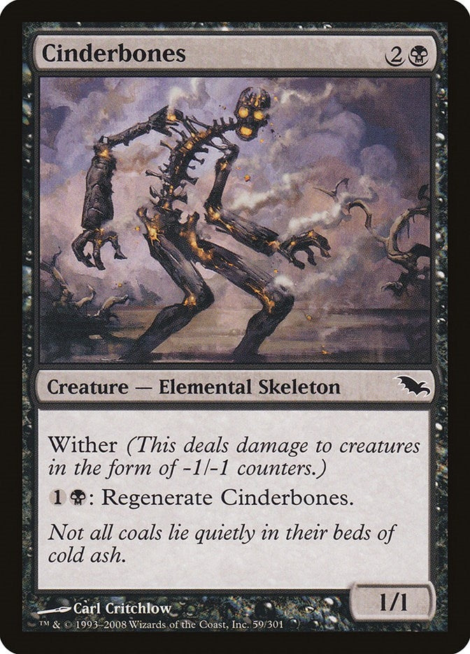 Cinderbones (59) [SHM] - MTG Single