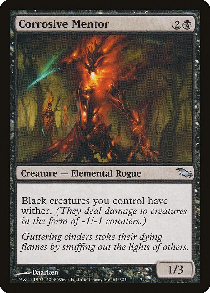 Corrosive Mentor (61) [SHM] - MTG Single